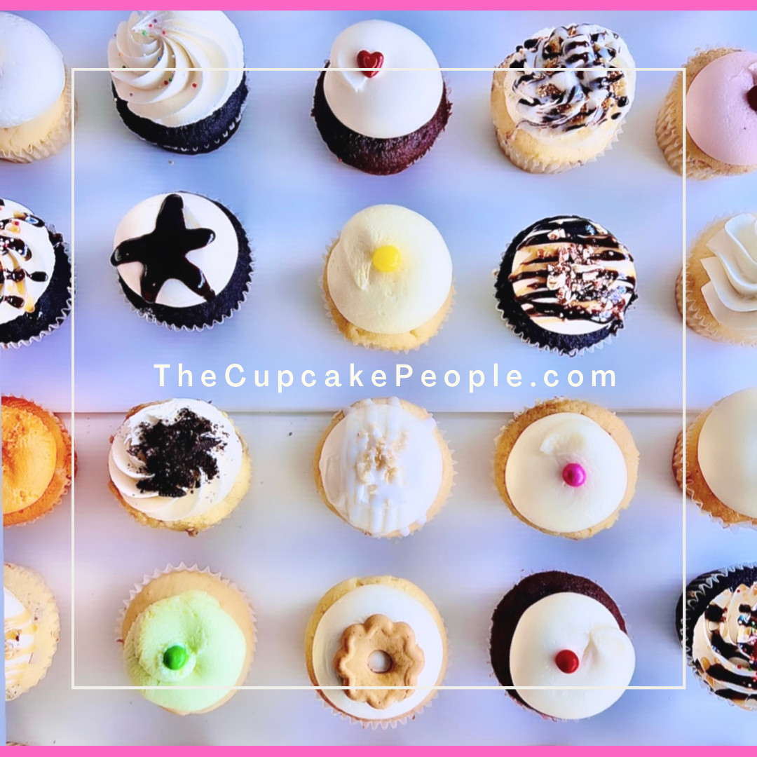 Variety cupcake flavors