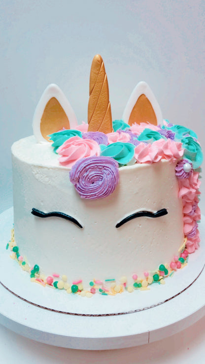 Unicorn Cake - 2 Layer Round